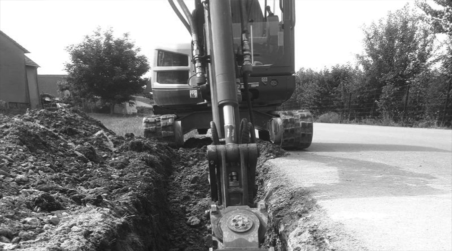 Historisches Bild Klamann Tiefbau